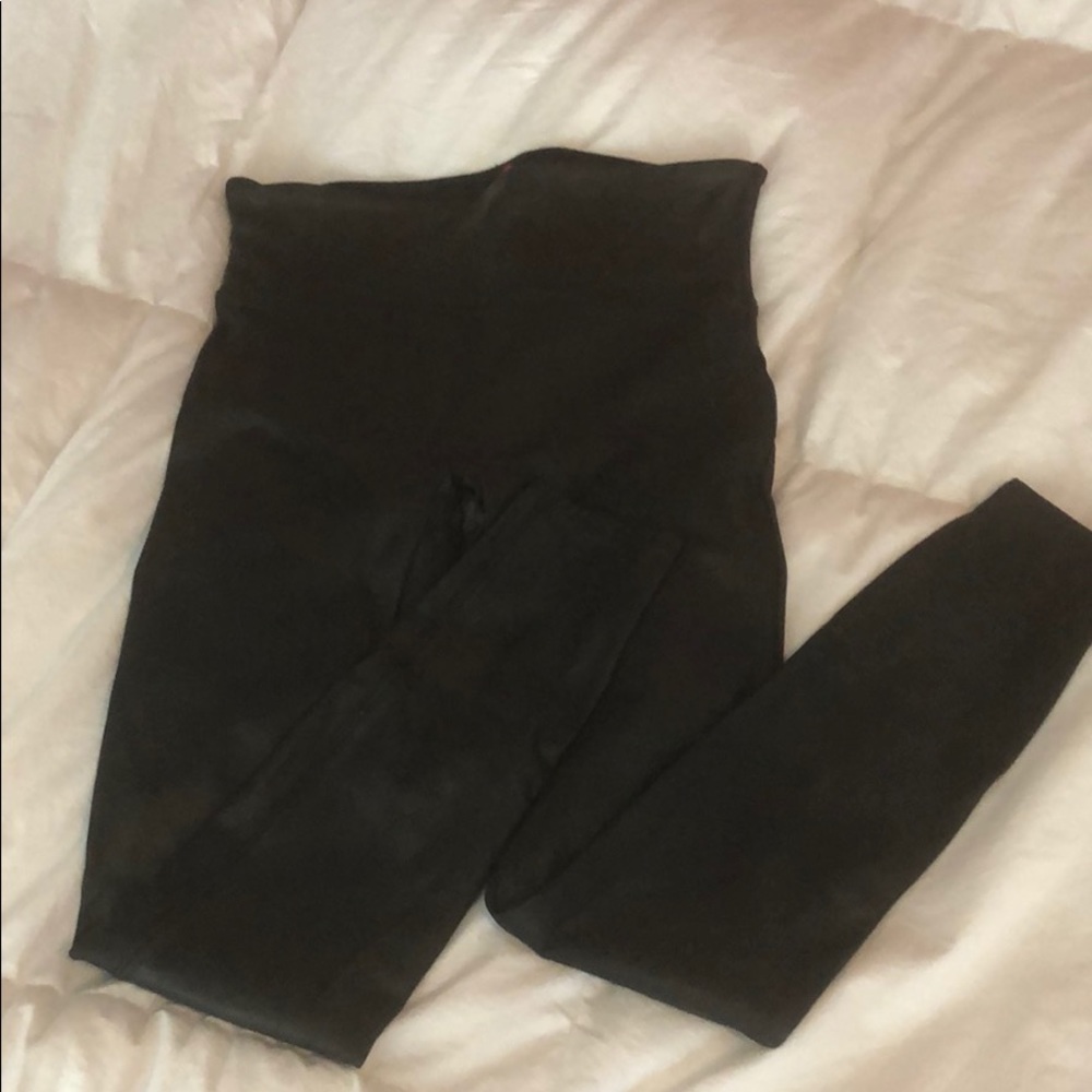 Spanx faux leather leggings